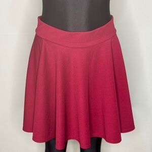 Elegant Red/Burgundy Women's Skirt